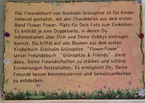 Grünspitze und Friends Freundebuch