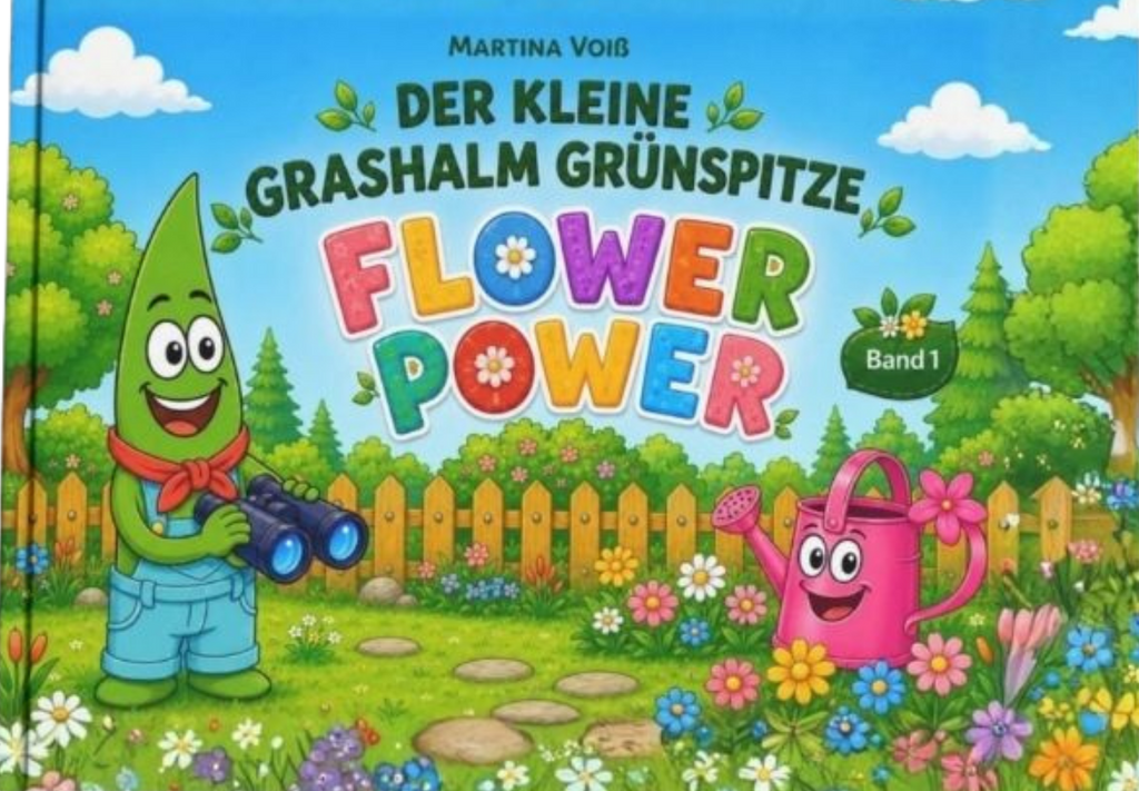 Neuauflage 2026 - Flower Power -Der kleine Grashalm Grünspitze-