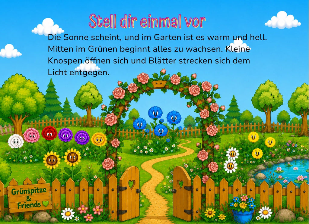 Neuauflage 2026 - Flower Power -Der kleine Grashalm Grünspitze-
